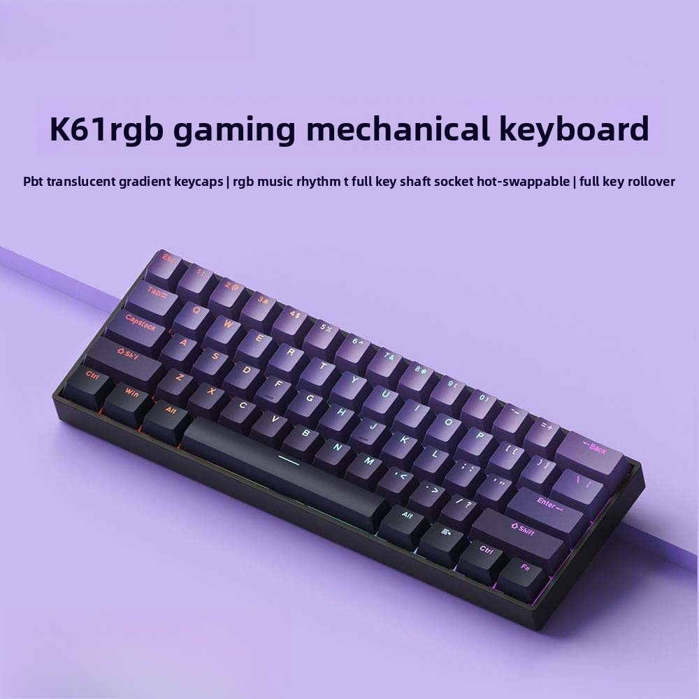 Gaming Keyboard Hot Swappable - Clavier mécanique sans fil Bluetooth 2.4G